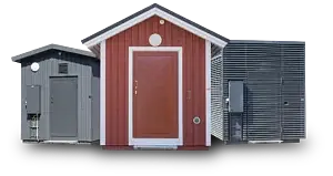 Överbyggnad för Awalift pumpstation